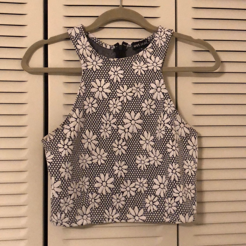 Wet Seal floral crop top